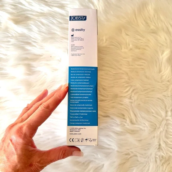 💖 Jobst For Men Thigh High CT Stockings 20-30 mmHG, NWT - Picture 5 of 15